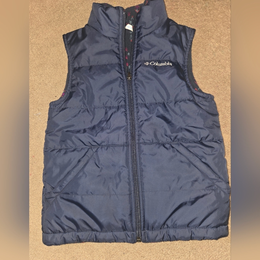 Columbia Dark Blue Quilted Vest